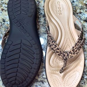Leopard print Crocs(will trade)